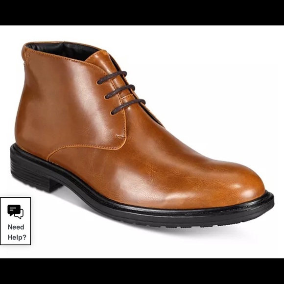 Brand new in box men Alfani tan boots size 8M - Picture 11 of 13